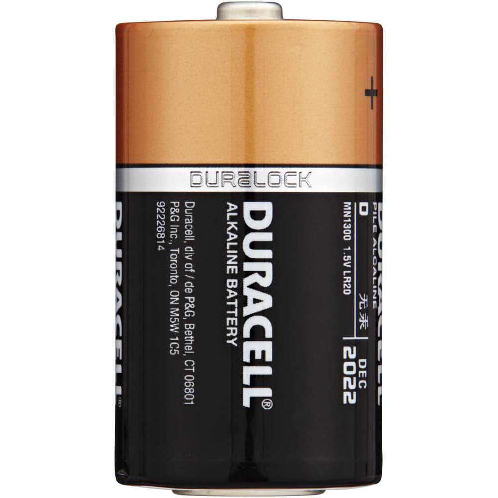 Duracell COPPERTOP D MN1300 Alkaline Bulk