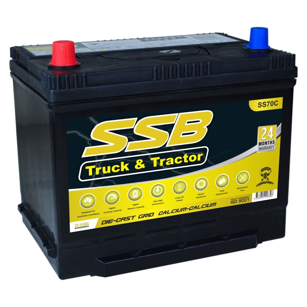 SS70C High Performance Maintenance Free 4WD & Truck Battery
