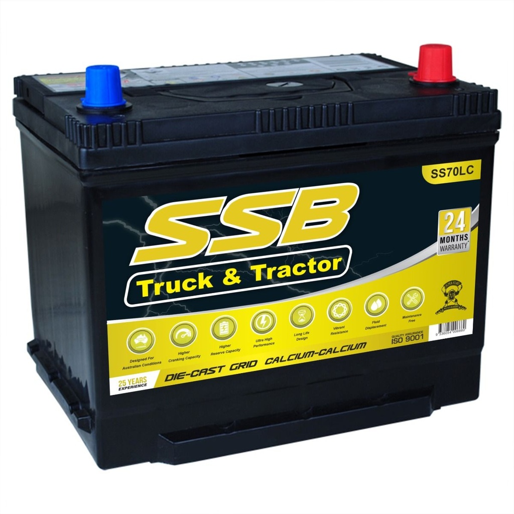 SS70LC High Performance Maintenance Free 4WD & Truck Battery