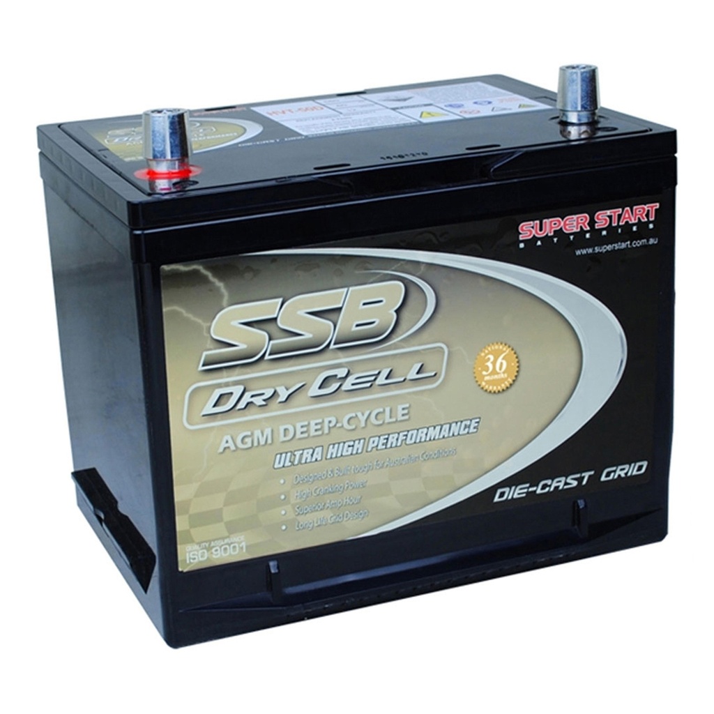 SSB 12V 60Ah Dry Cell Deep Cycle Battery