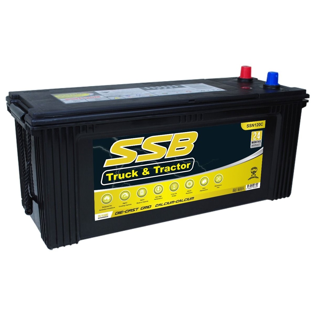 SSN120C High Performance Maintenance Free Truck Battery
