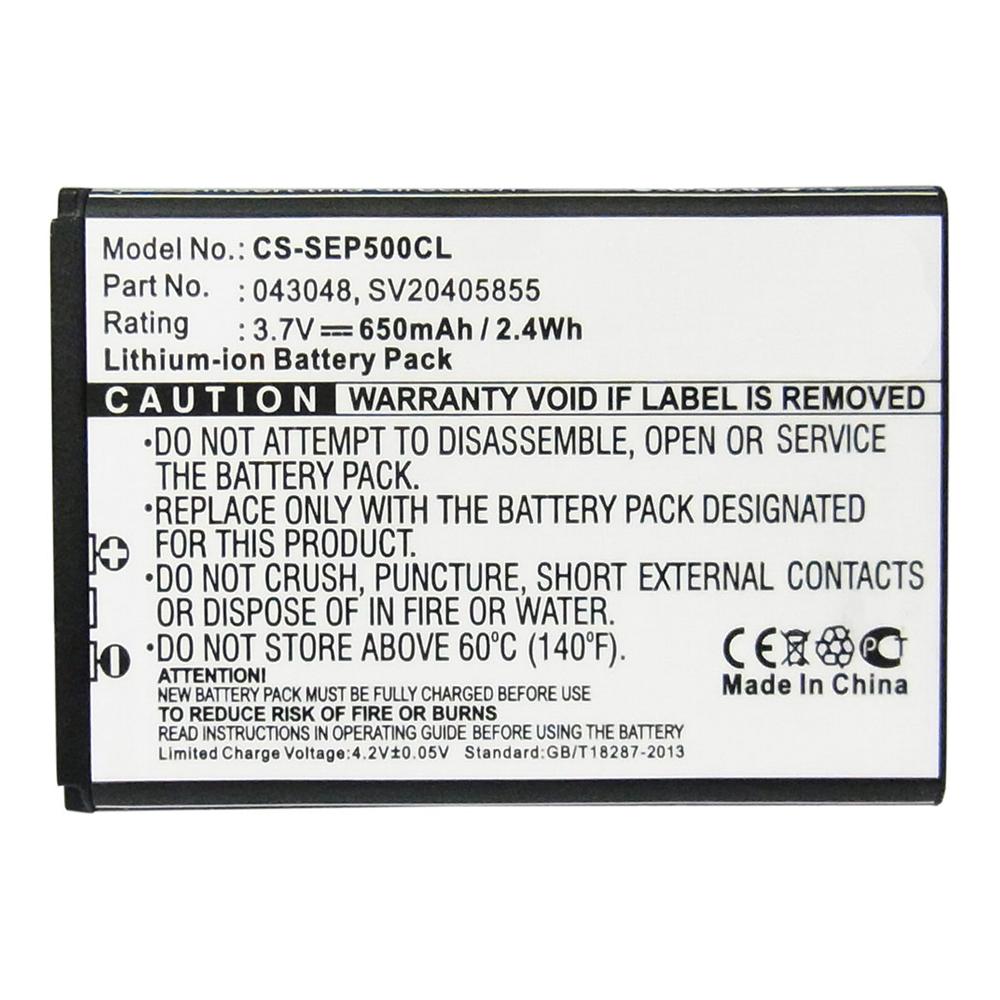 [GSWV1303] Stryka battery for SWISSVOICE L7 3.7V 650mAh Li-ion