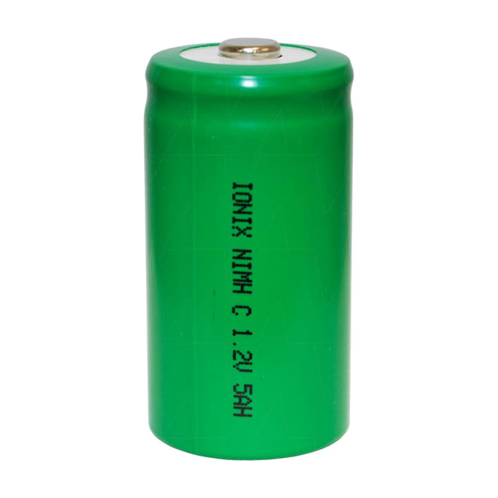 1.2V 5000mAh C Ind. NiMH Raised Button