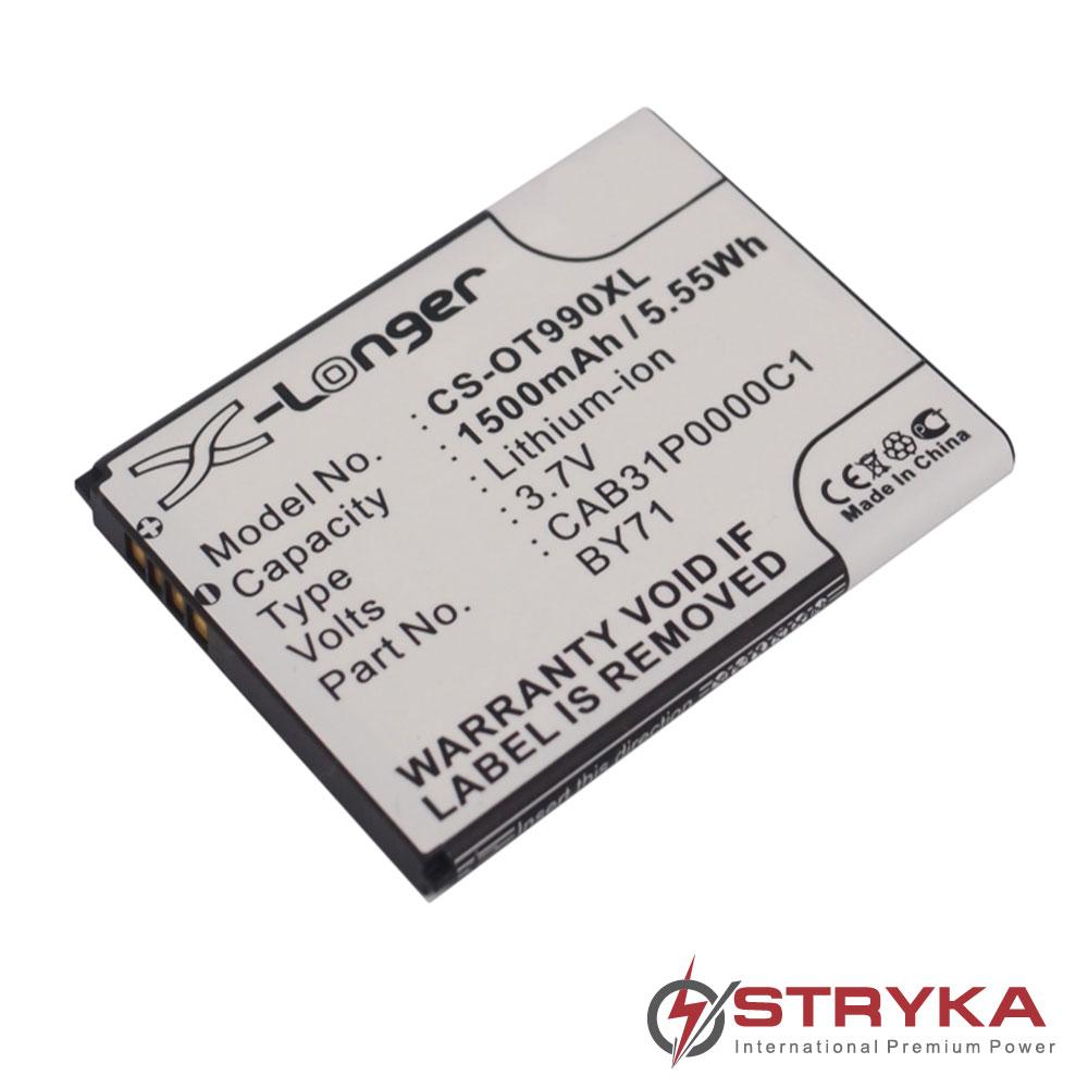 [PALC8785] Battery to suit Alcatel One Touch Pixi 3.7V 1500mAh Li-ion