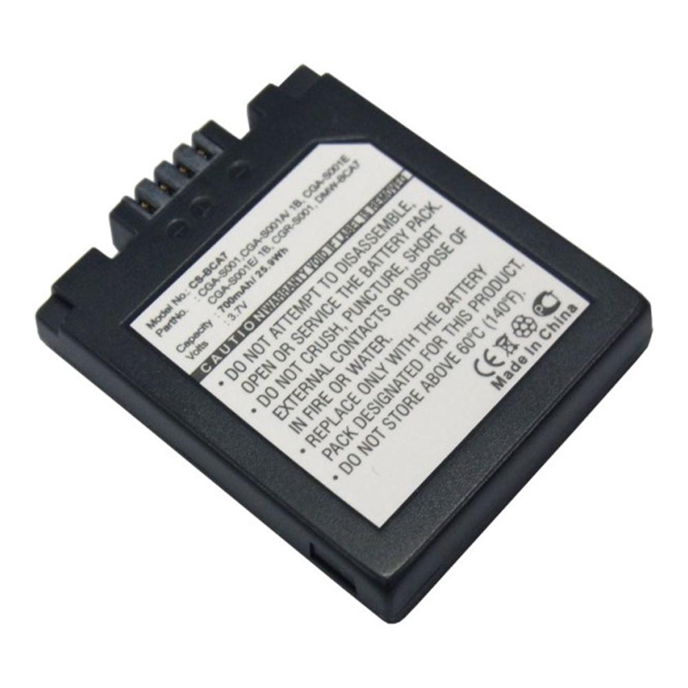 [CPAN8198] Battery to suit PANASONIC CGA-S001E 3.7V 700mAh Li-ion