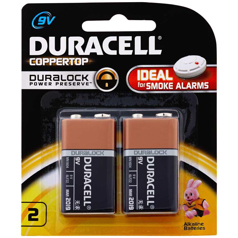 Duracell Coppertop 9V2 MN1604 RF