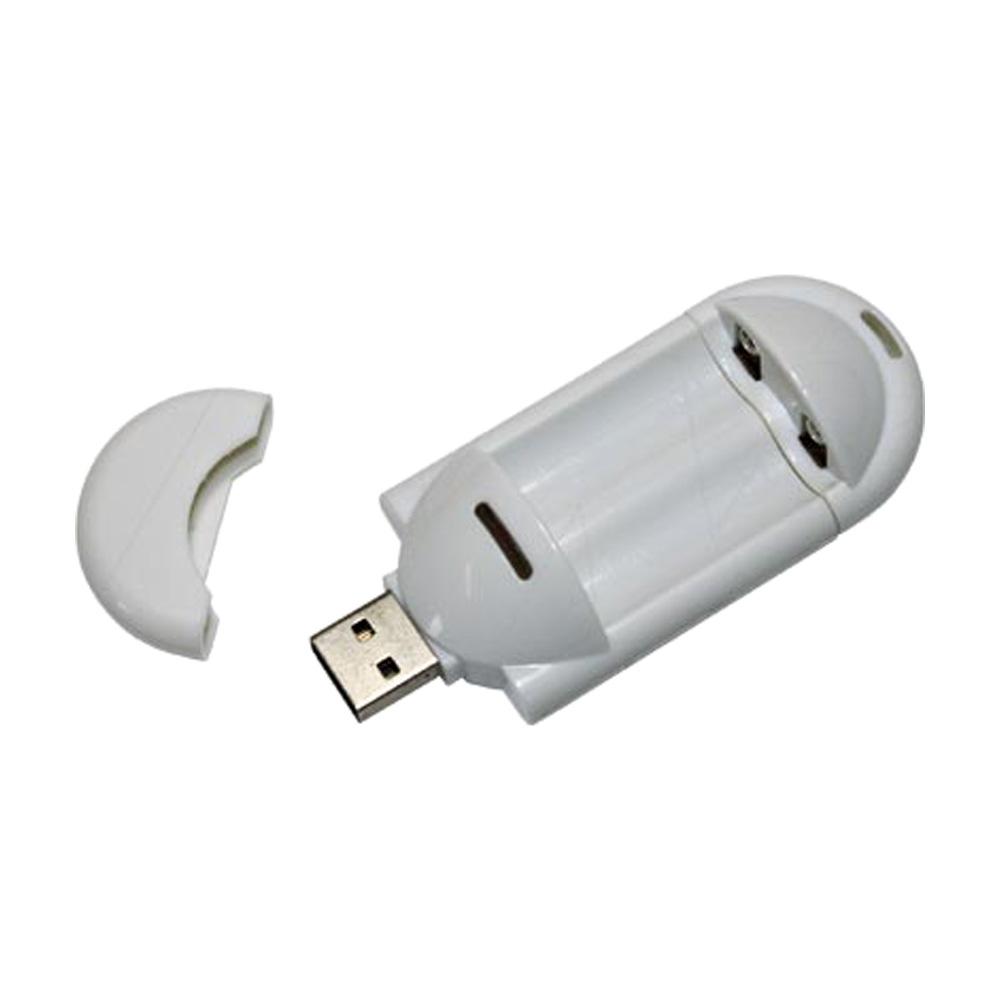 2 cell charger 1-2 AA or AAA NiCd-NiMH cells. Input via USB.