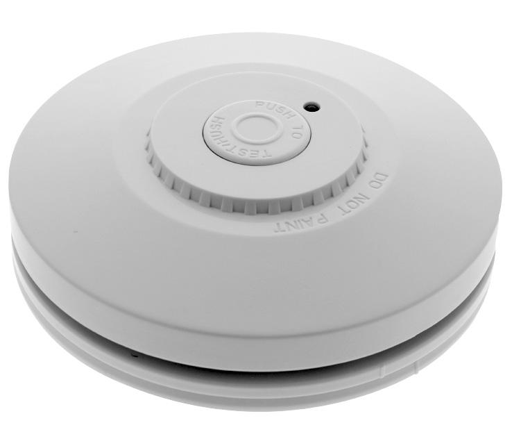 10 year battery stand-alone smoke alarm - Red Smoke Alarms
