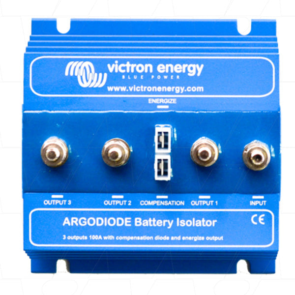 100A 3 Battery Diode Isolator with Alternator energize input M6