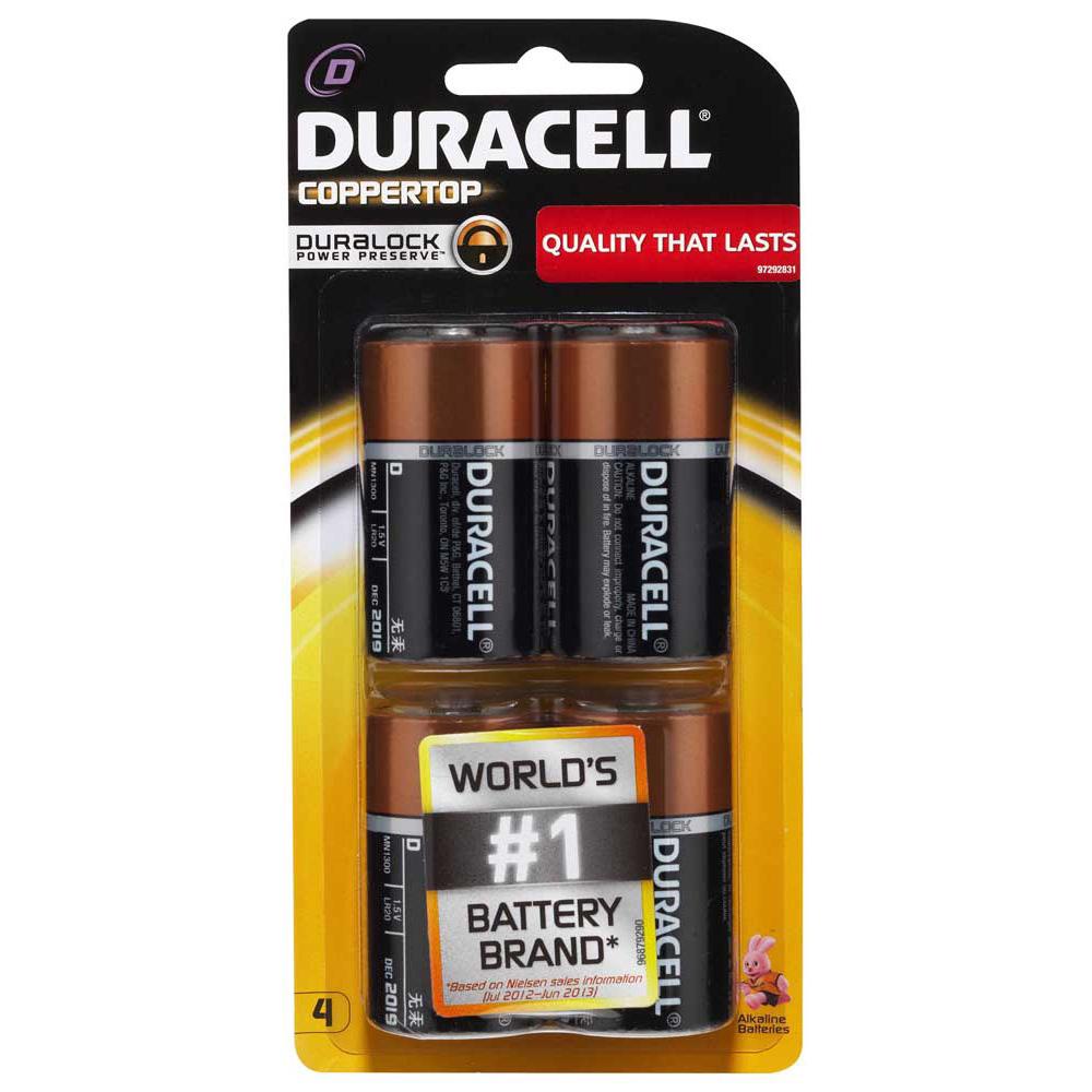 Duracell Coppertop D4
