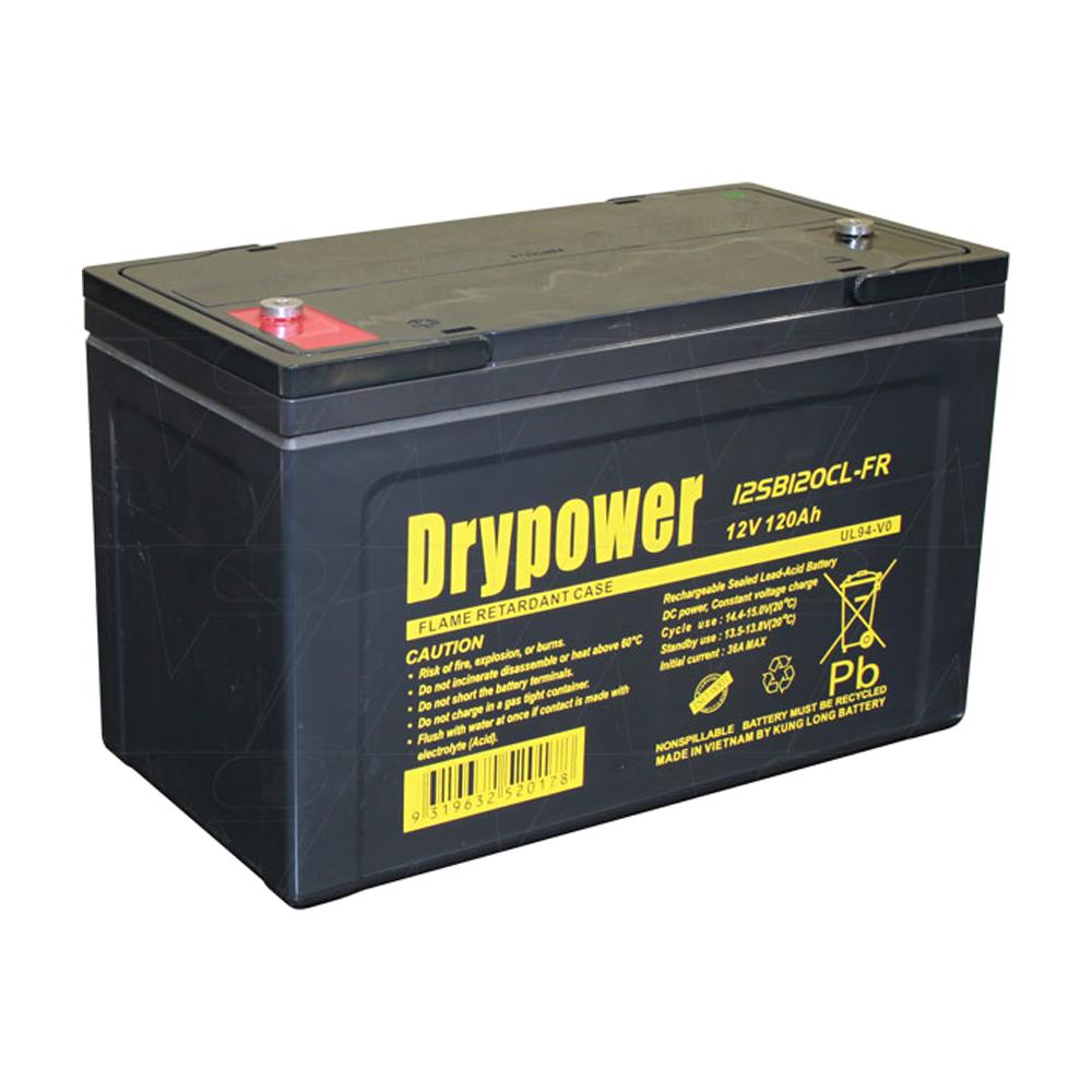 12V 120Ah SLA Battery (Flame Retardent Case)
