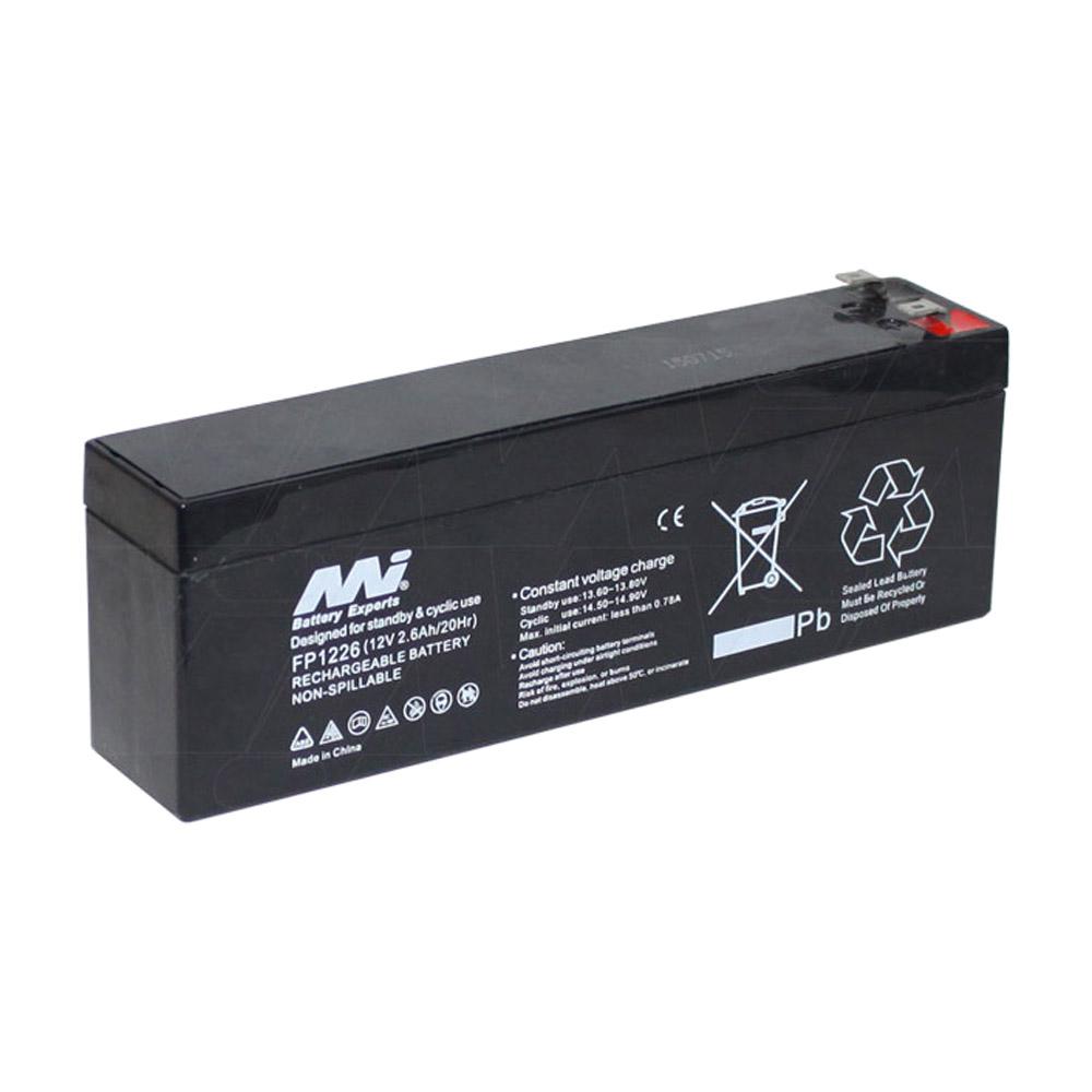 12V 2.6Ah SLA Battery