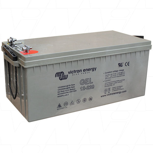 12V 220Ah Gel Type SLA Deep Cycle Cyclic Battery (Flame Retardent Case)