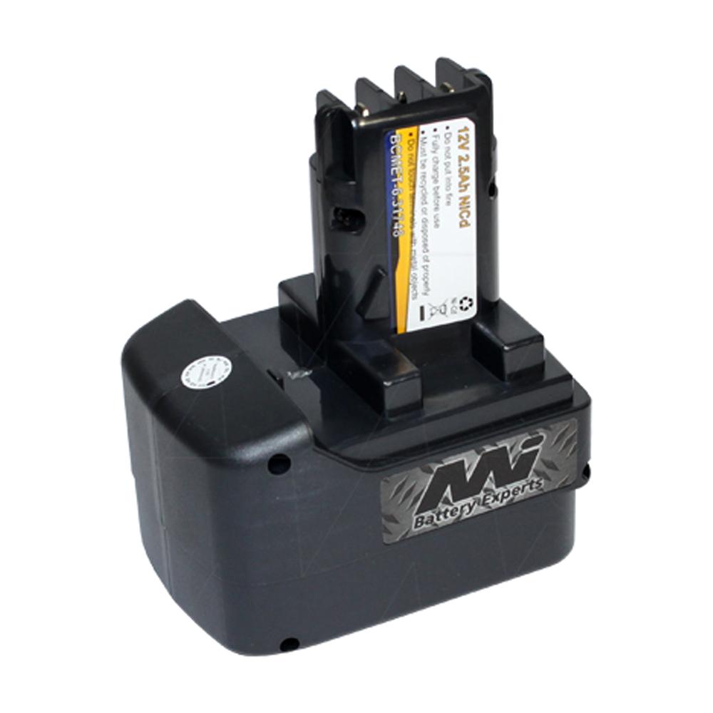 12V 2500mAh NiCd Power Tool battery suit. for Metabo