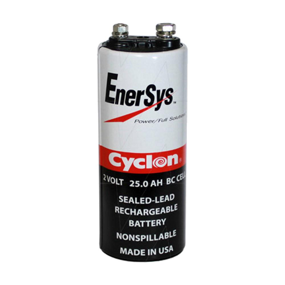 2V 25Ah Sealed Lead Tin BC Cell with screw terminals
