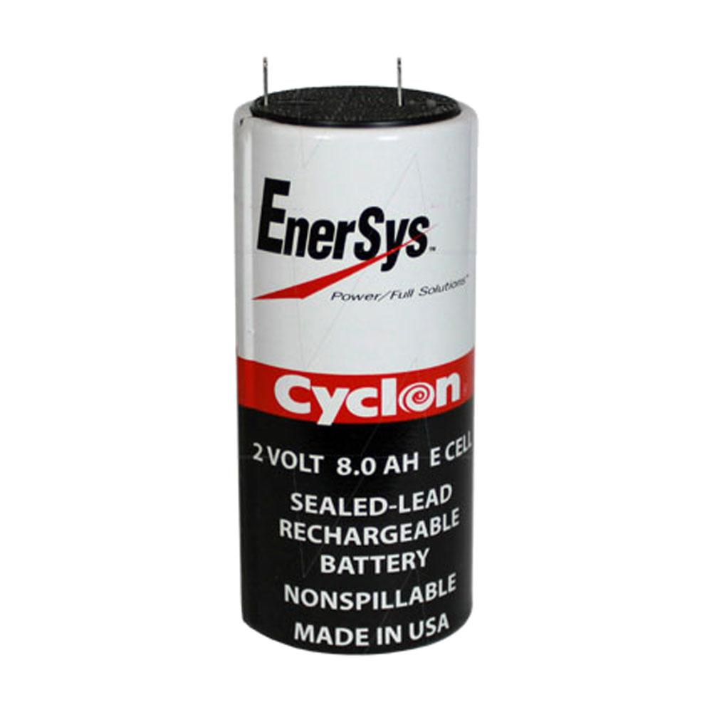 2V 8Ah Sealed Lead Tin E Cell with spade terminals