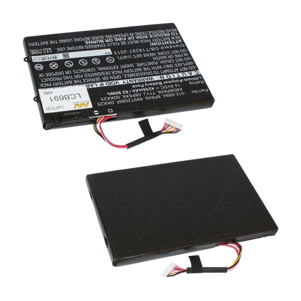 14.8V 62.90Wh - 4250mAh LiIon Laptop Battery