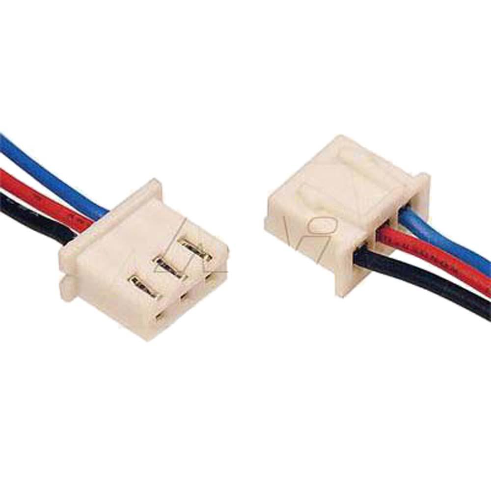 JST Type XHP-3 24AWG Black 200mm, Red 200mm & Blue 200mm Strip & Tin 3mm