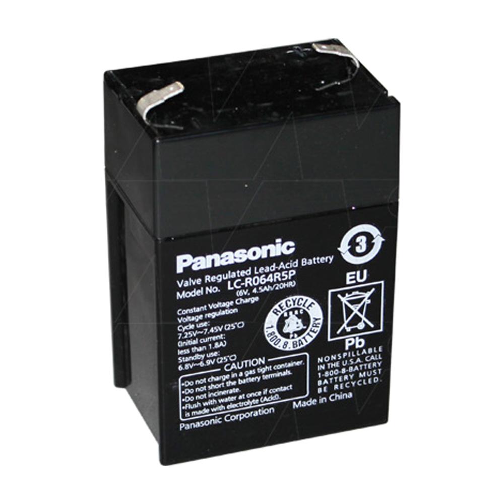 LC-R064R5P (LC-V064R5P) Panasonic Sealed Lead Acid Battery