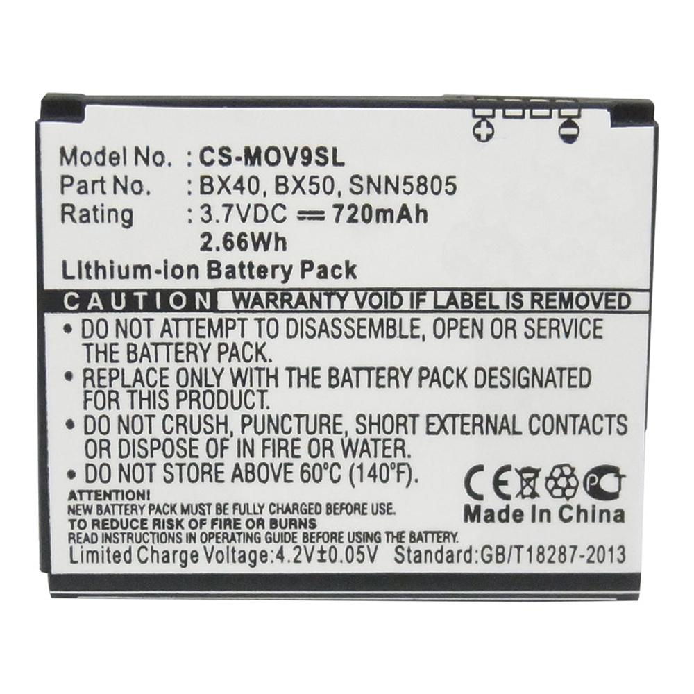 [PMOT6798] Stryka mobile phone battery for MOTOTOLA BX40, BX50 3.7V 720mAh Li-ion