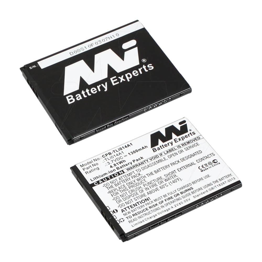 3.7V 1300mAh LiIon Mobile Phone battery