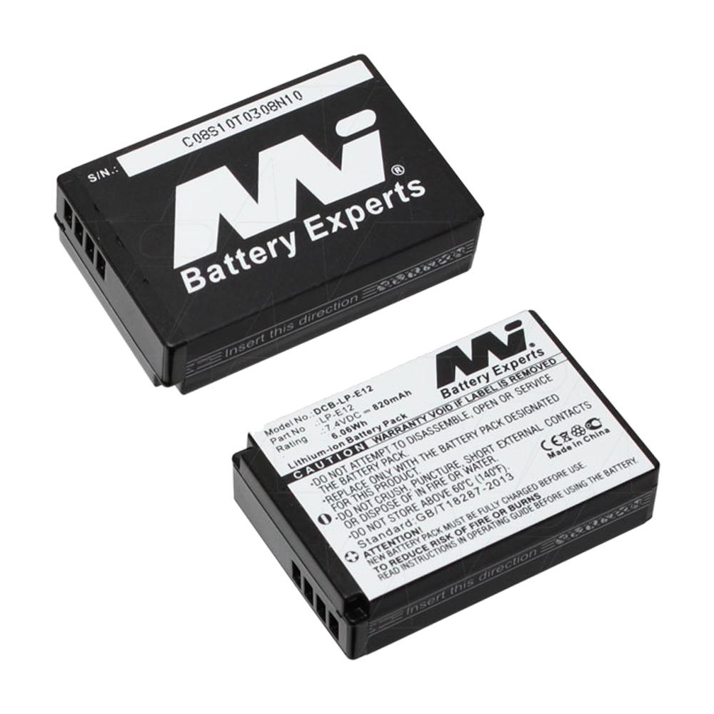 7.4V 820mAh LiIon Digital Camera battery