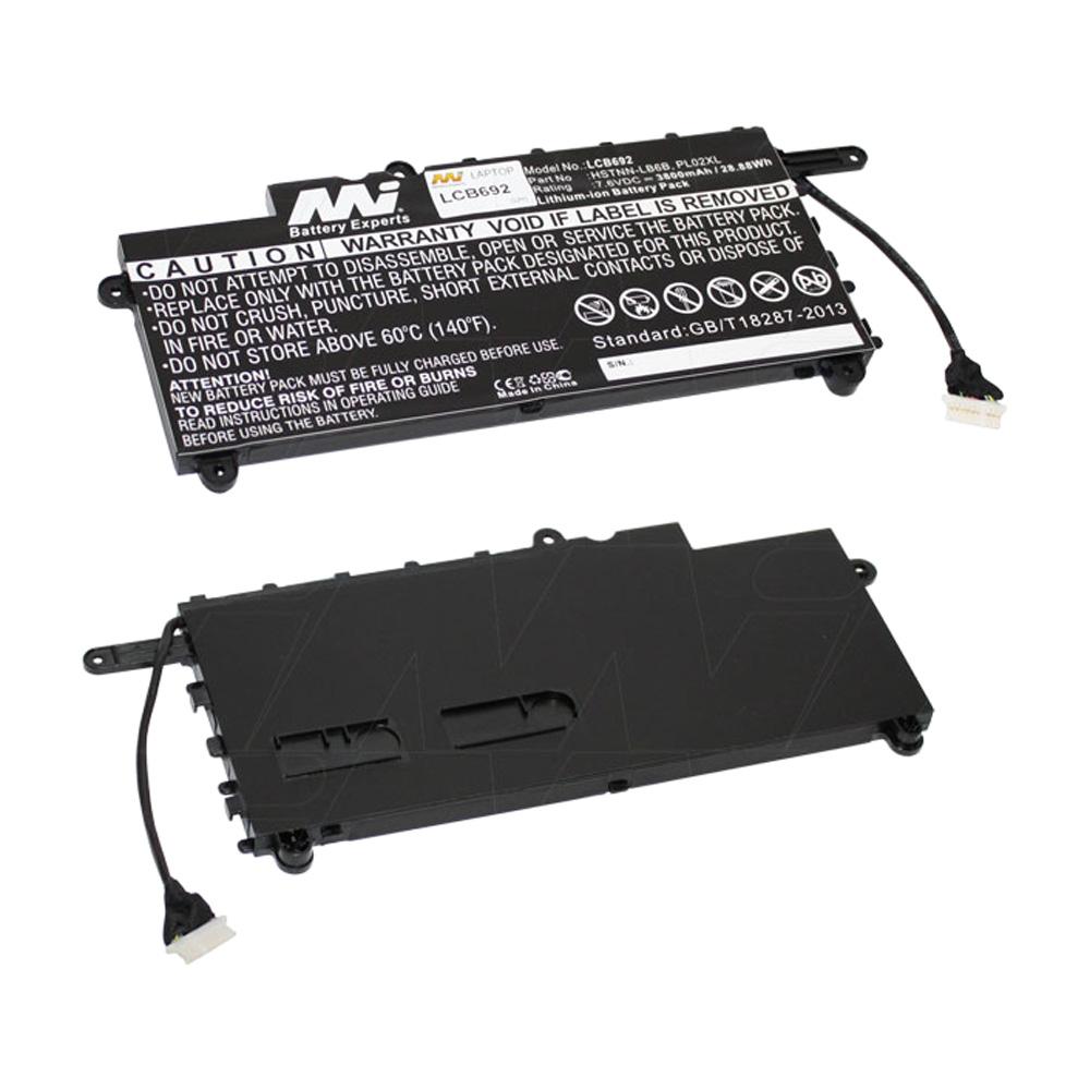 7.6V 28.88Wh - 3800mAh LiIon Laptop Battery