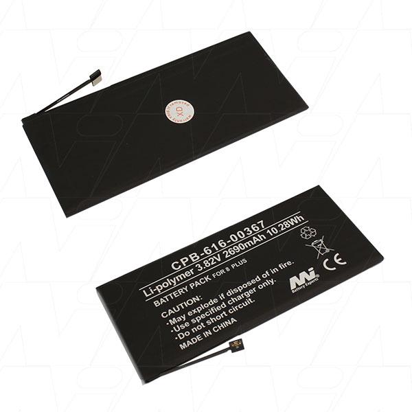 3.82V 2690mAh Li-Po Mobile Phone battery suitable for Apple iPhone 8+