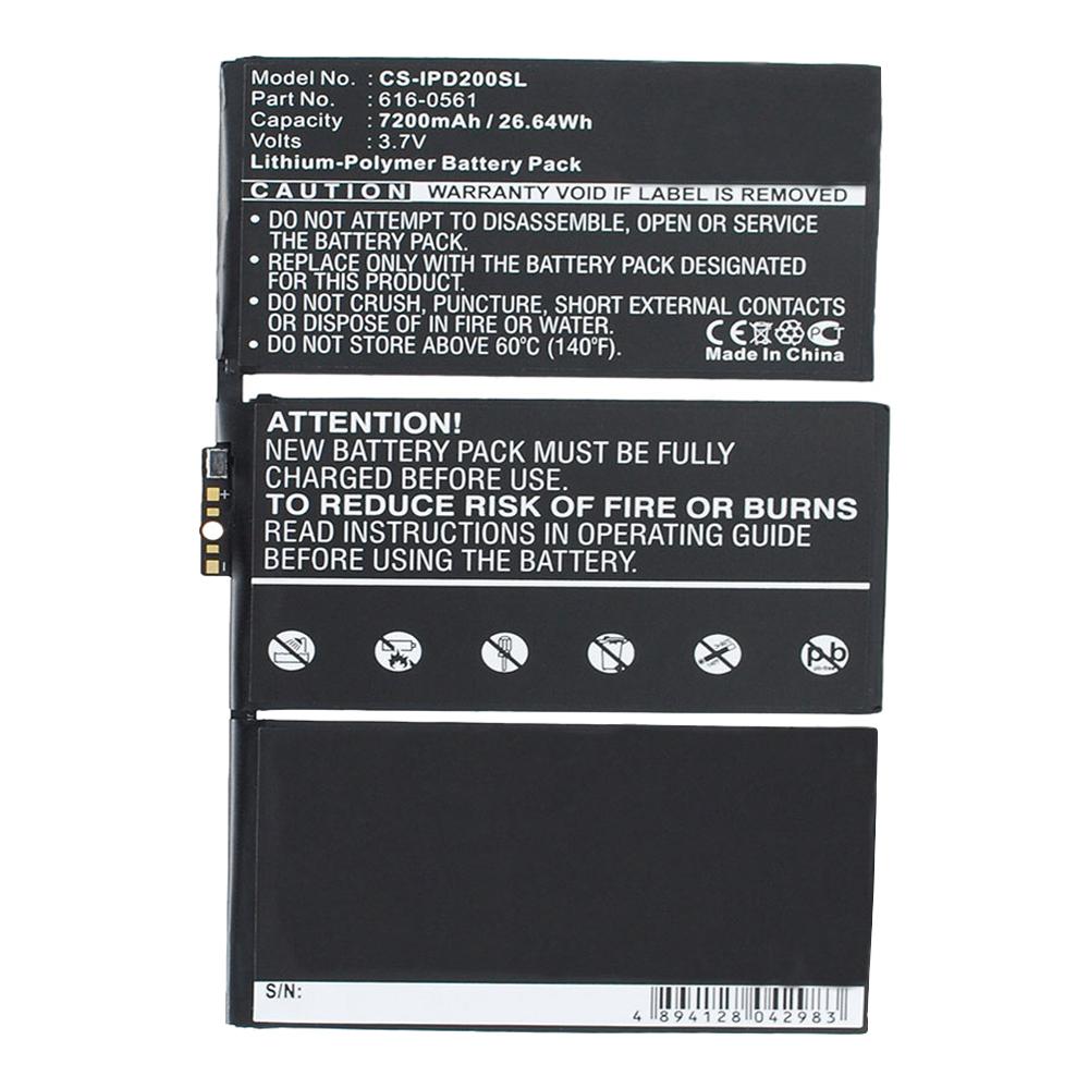 [BAPP6620] APPLE iPad 2 3.7V 7200mAh Li-Pol
