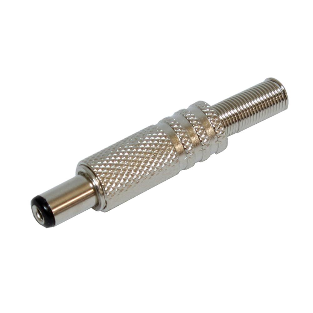 DC Plug S-Shaft 9.5mm Metal Type 2.1mm ID x 5.5mm OD