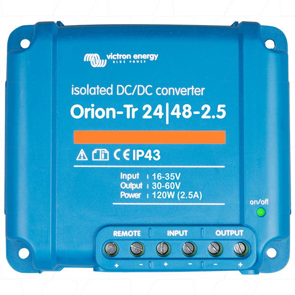 DC to DC Converter 2.5A Galvanic Isolated 16-35VDC Input to 40-60VDC Adjustable