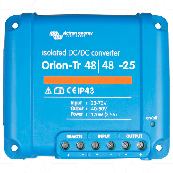 DC to DC Converter 2.5A Galvanic Isolated 32-70VDC Input to 40-60VDC Adjustable