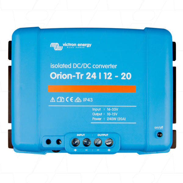 DC to DC Converter 20A Galvanic Isolated 16-35VDC Input to 10-15VDC Adjustable