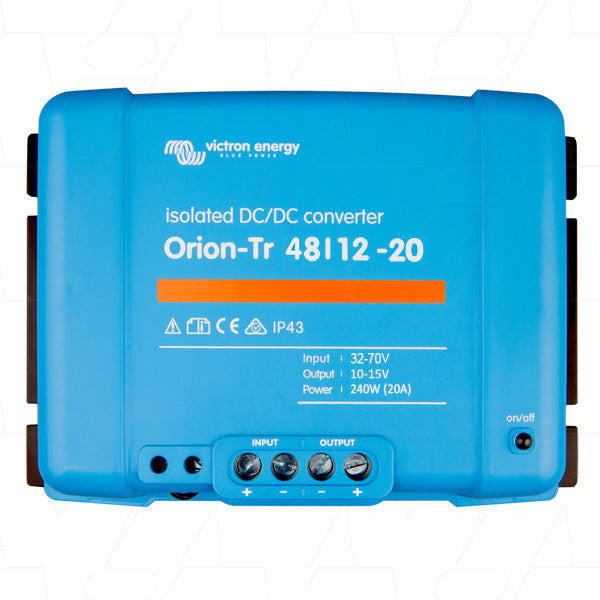 DC to DC Converter 20A Galvanic Isolated 32-70VDC Input to 10-15VDC Adjustable