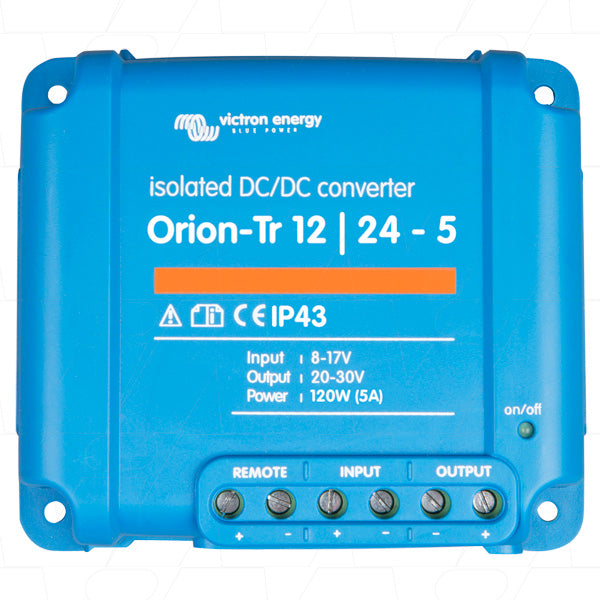 DC to DC Converter 5A Galvanic Isolated 8-17VDC Input to 20-30VDC Adjustable