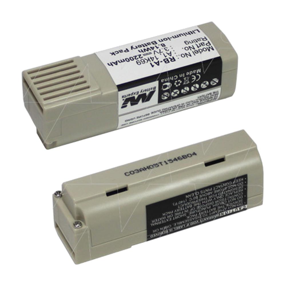 3.7V 2200mAh LiIon Digital Radio Battery suit. for Pure One Mi