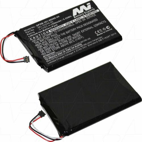 3.7V 1500mAh LiIon GPS battery suit. for Garmin