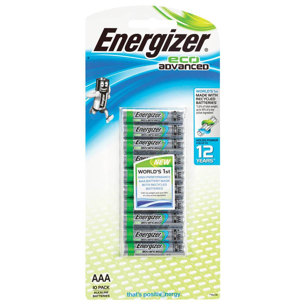 ENERGIZER ECO ADVANCED AAA 10PK