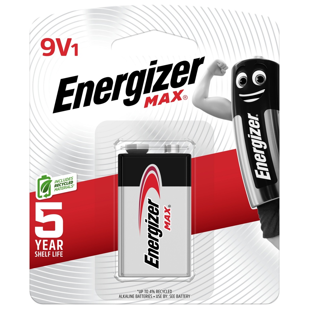 ENERGIZER MAX 9V 1PK