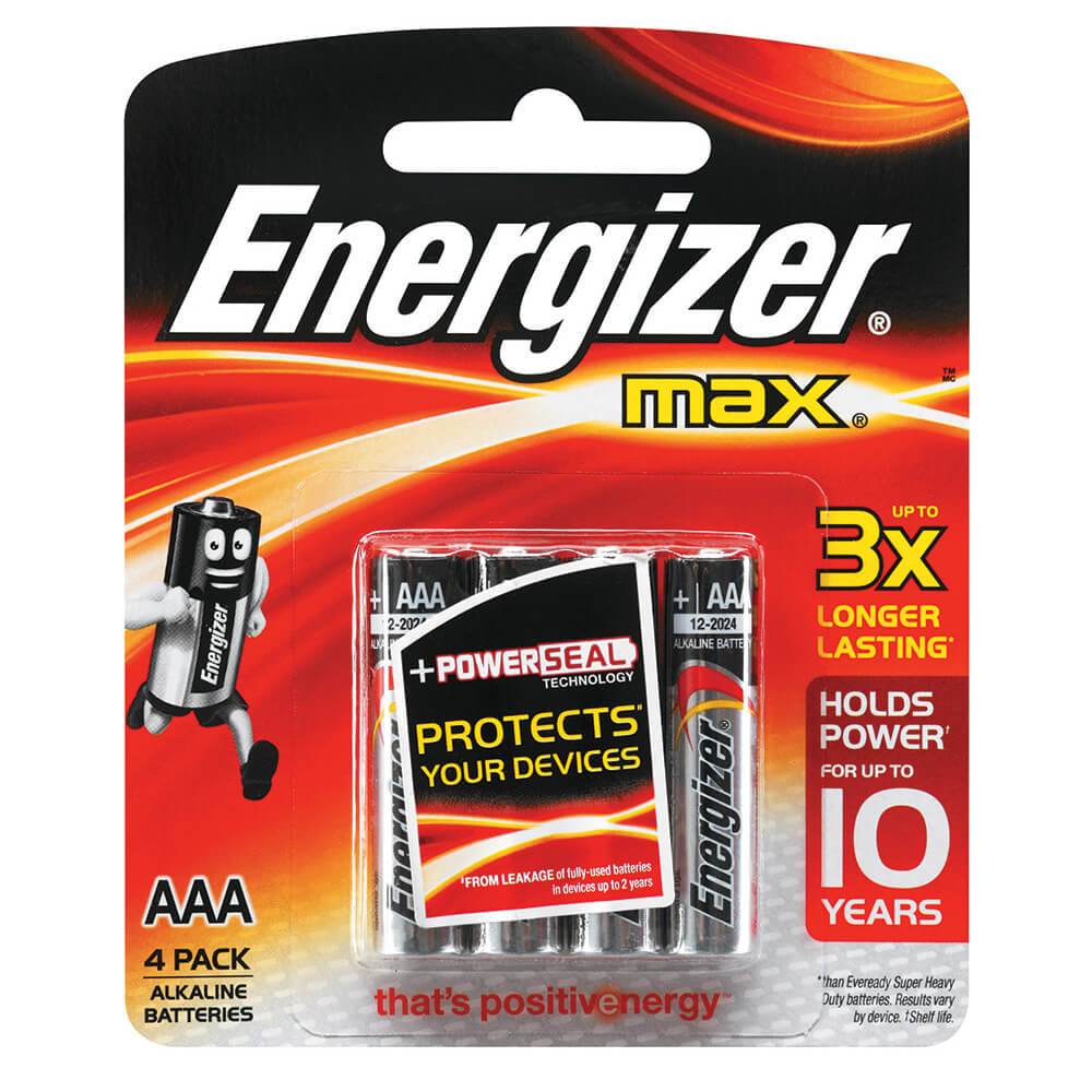 ENERGIZER MAX AAA 4PK