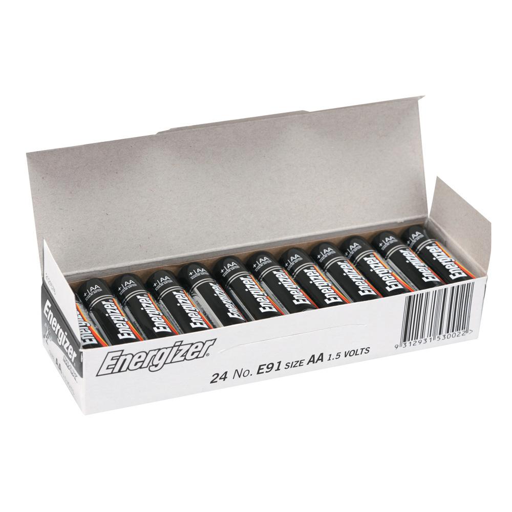 Energizer Max Bulk AA battery box of 24