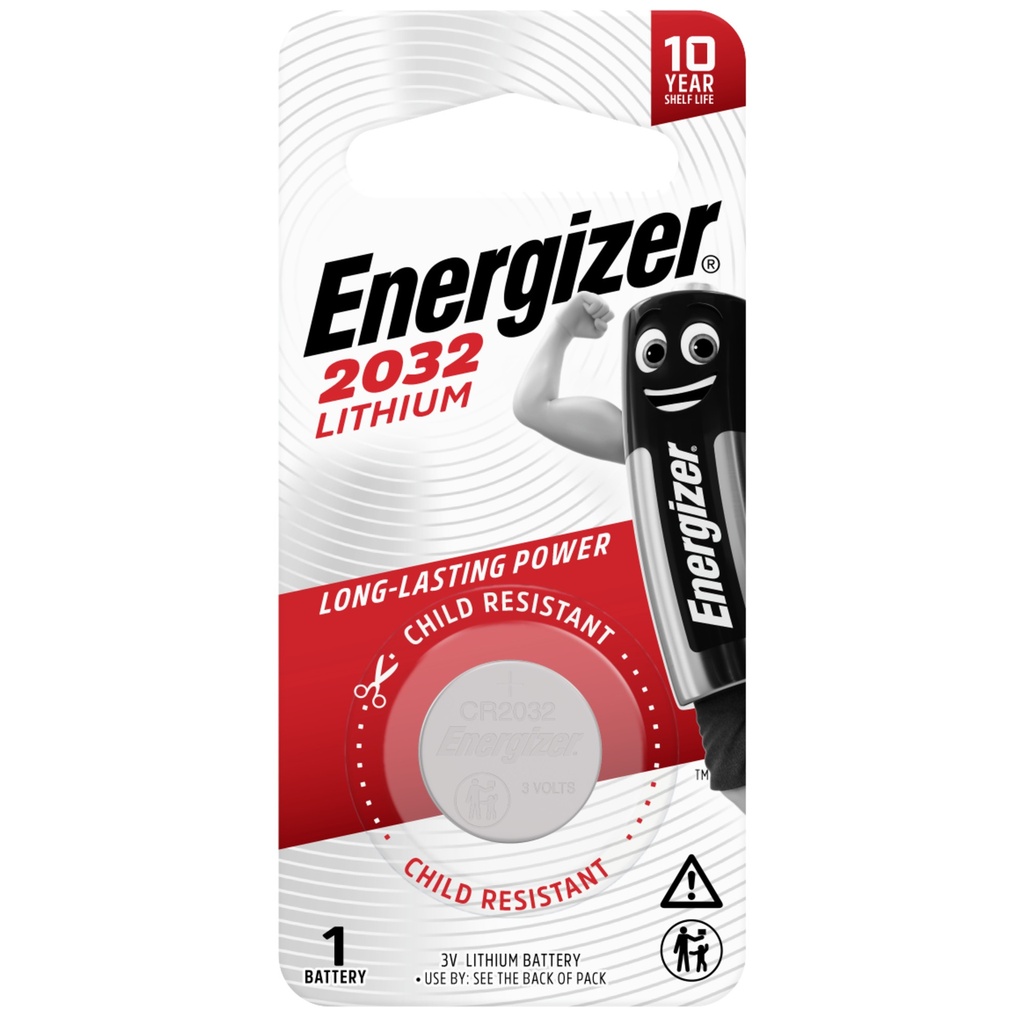 [ENCR2032BS1] ENERGIZER SPECIALTY BATTERY 2032 1PK