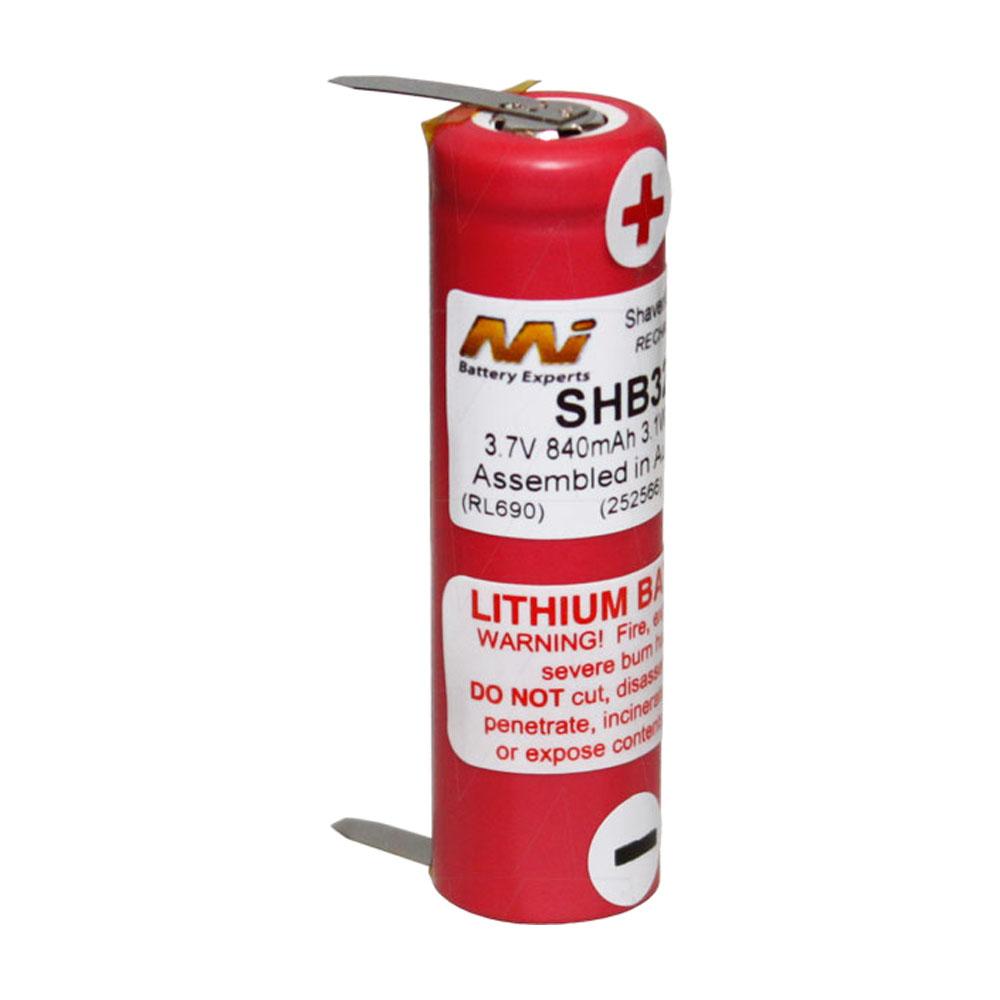 3.7V 840mAh LiIon Shaver-Grooming battery suit. for Philips