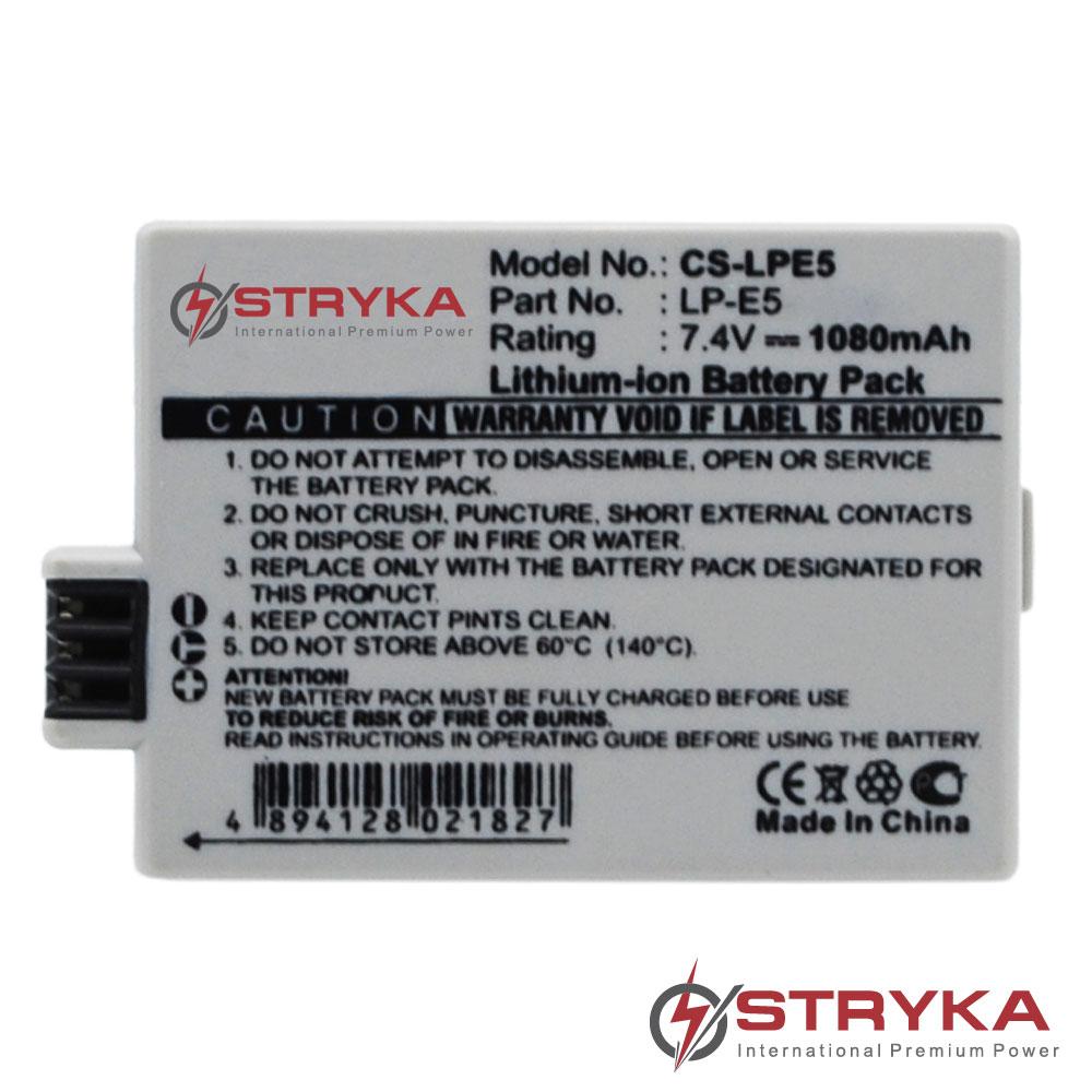 Canon LP-E5 7.4V 1080mAh Li-ion