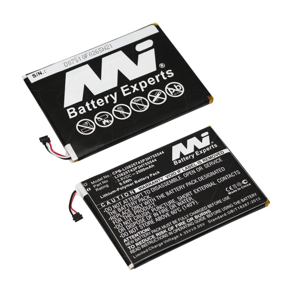 3.8V 2500mAh LiPo Mobile Phone battery