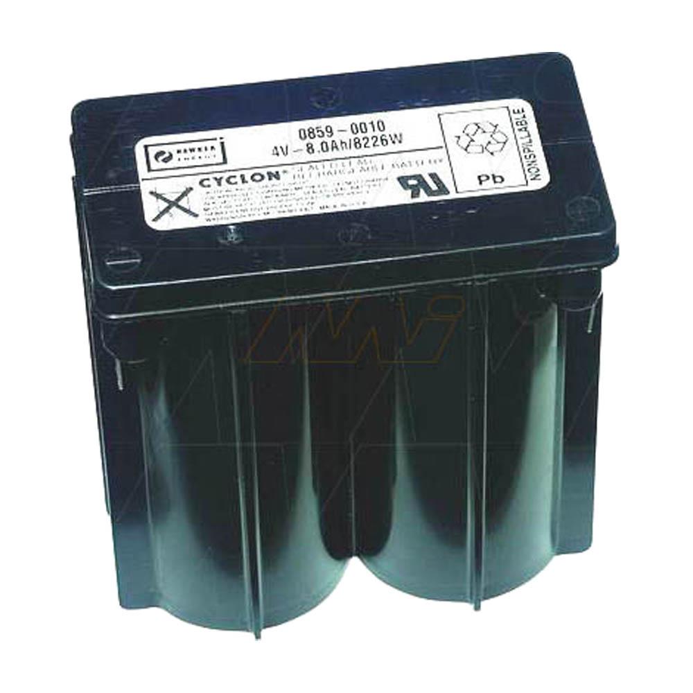 4V 8Ah Monobloc with spade terminals