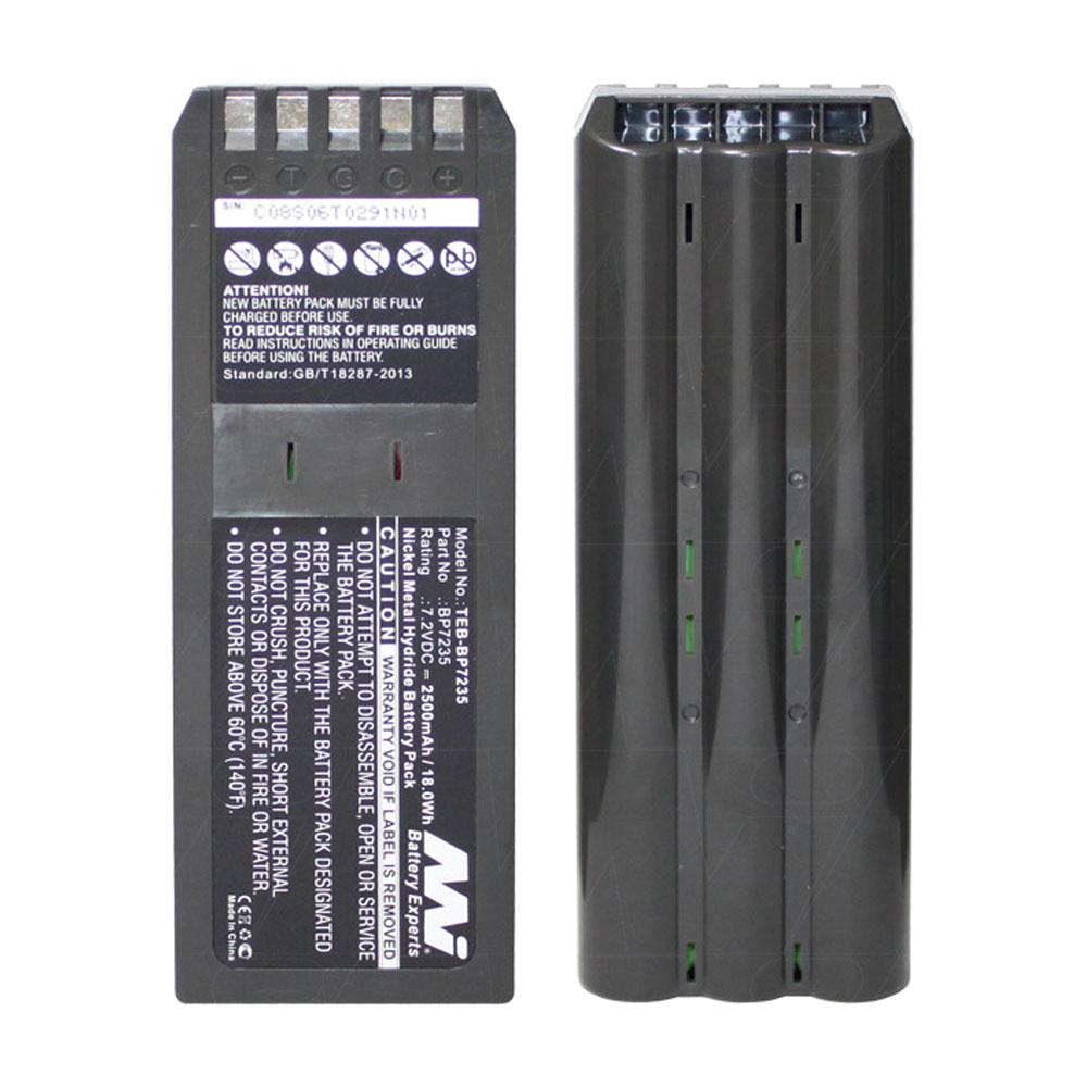 7.2V 2500mAh NiMH Test Equip. Battery