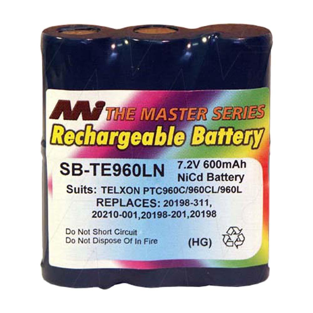 7.2V 600mAh NiCd Scanner battery