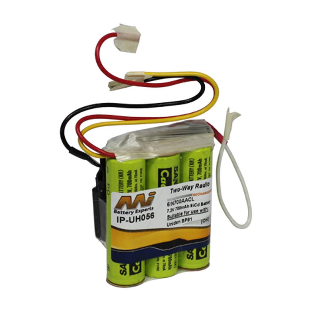 7.2V 700mAh NiCd Two Way Radio Insert suit. for Uniden