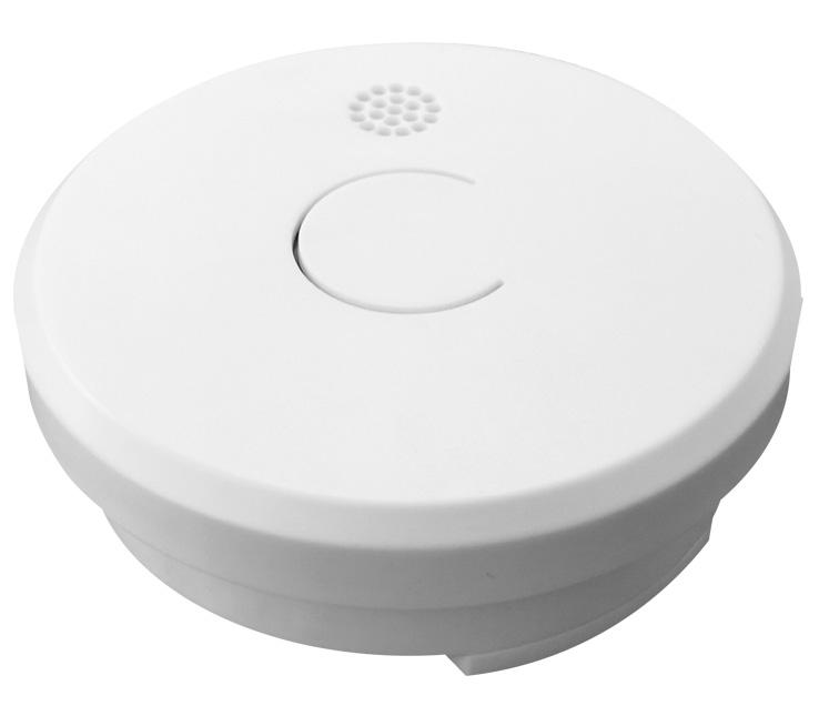 9V battery stand-alone smoke alarm - Red Smoke Alarms